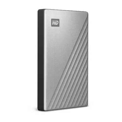 WD My Passport Ultra 2TB Silver USB-C/USB3.0 HDD 2.5inch Metal finish RTL portable extern