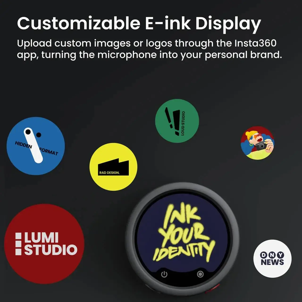 Insta360 Mic Pro (1TX + 1RX), black
