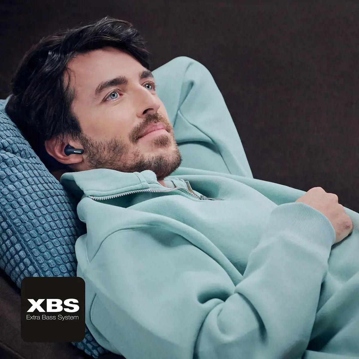 "Panasonic" belaidės ausinės RZ-B310WDE-K, juodos spalvos