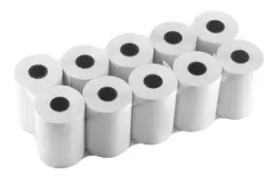 Terminė kasos juosta, plotis 57mm, ilgis 15m, įvorė 12mm, skersmuo 37mm, 10vnt./pak.