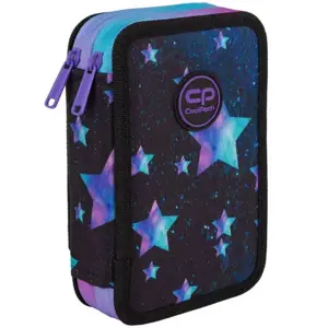 Forminis dviejų skyrių penalas su priedais CoolPack Jumper 2 Star Night