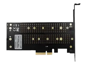 AXAGON PCEM2-D PCI-E 3.0 4x - DUAL M.2 SSD (NVMe + SATA), dviguba įtampa, iki 110 mm SSD