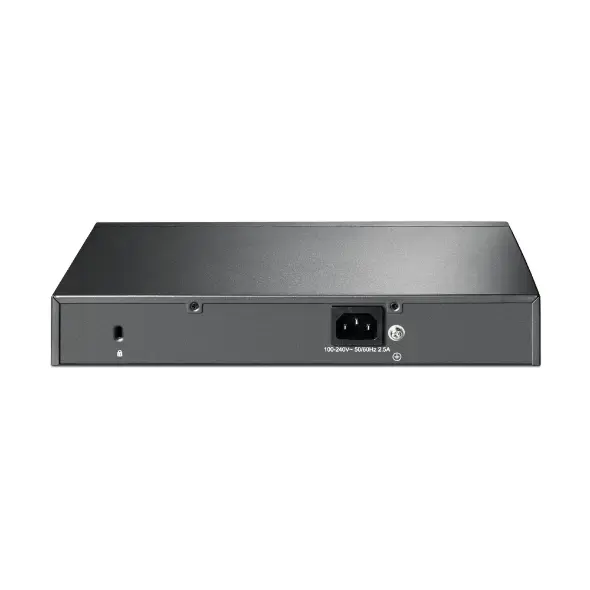 "TP-Link JetStream" 10 prievadų Gigabit Smart PoE komutatorius su 8 prievadais PoE+, valdomas, L2/L2+, Gigabit Ethernet (10/100/1000), maitinimas per Ethernet (PoE), montuojamas į stovą, 1U