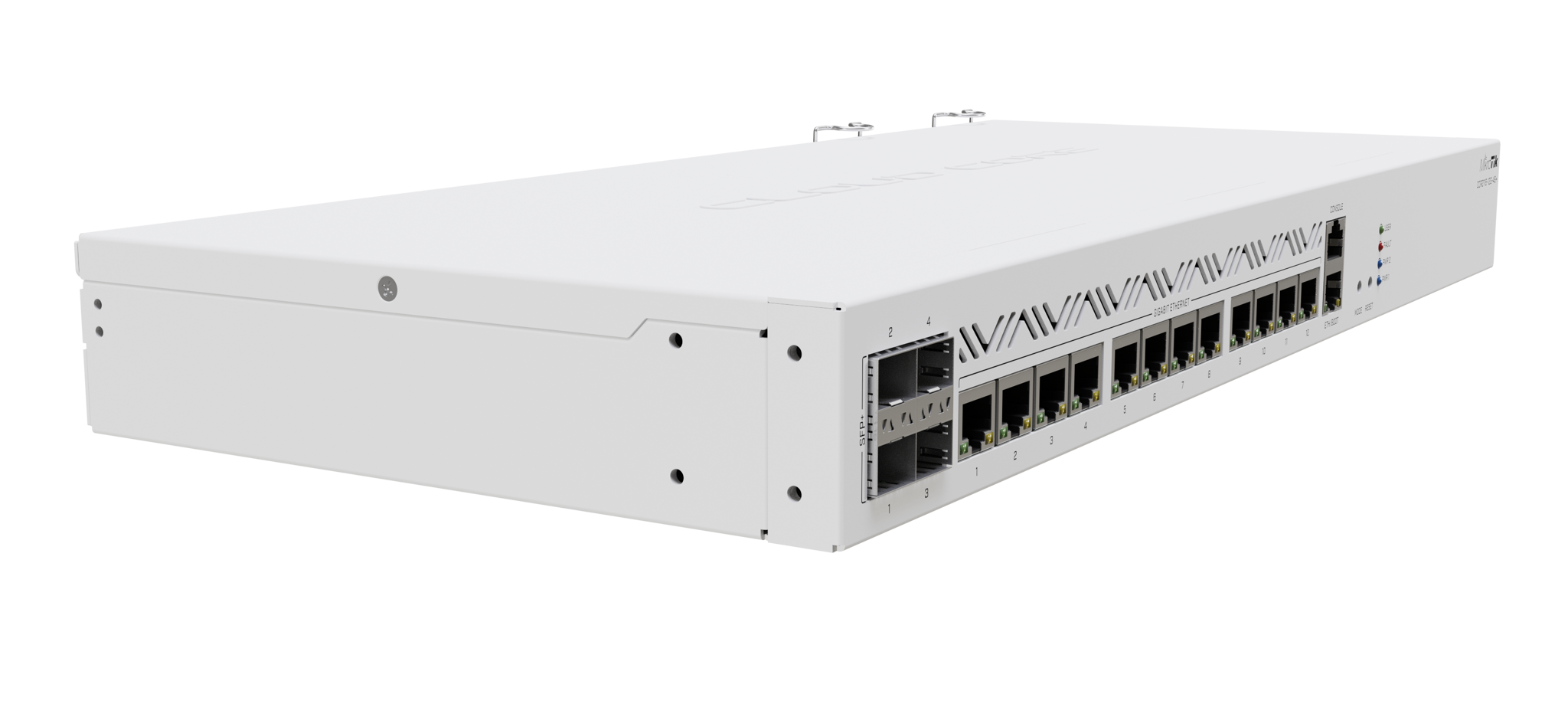 NET MARŠRUTIZATORIUS 1000M 12 PRIEVADŲ 4SFP+/CCR2116-12G-4S+ MIKROTIK