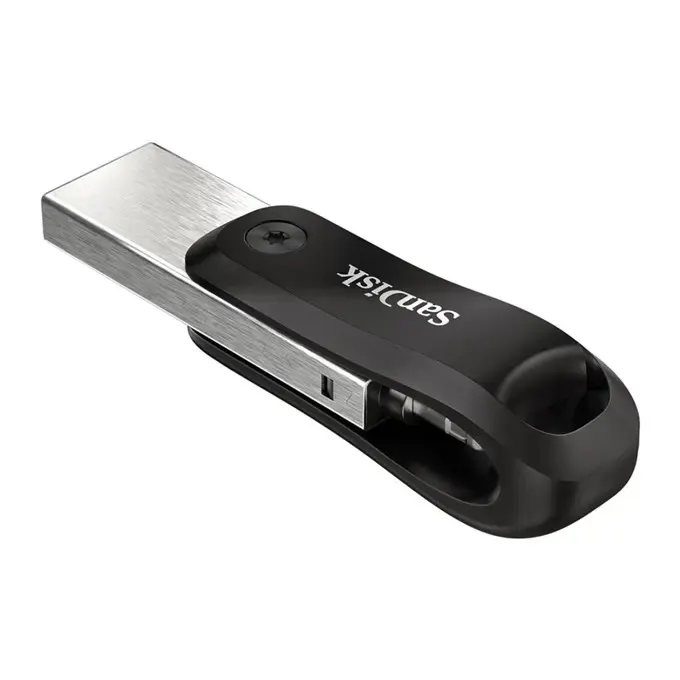 "SanDisk iXpand Flash Drive Go 256GB - USB3.0 + "Lightning" - skirtas "iPhone" ir "iPad"; EAN:619659169947