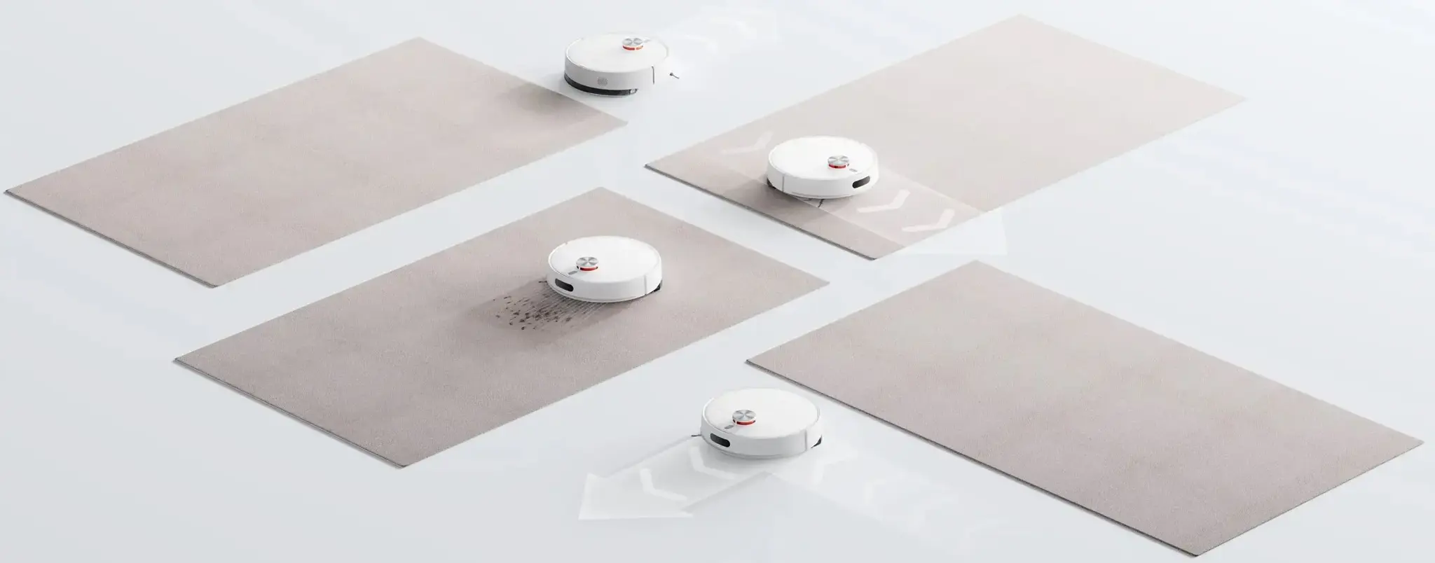 Dulkių siurblys-robotas XIAOMI Robot Vacuum S40 EU, Balta
