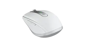 "Logitech MX Anywhere 3S", dešinioji ranka, lazerinis, RF belaidis + "Bluetooth", 8000 DPI, pilkas, baltas