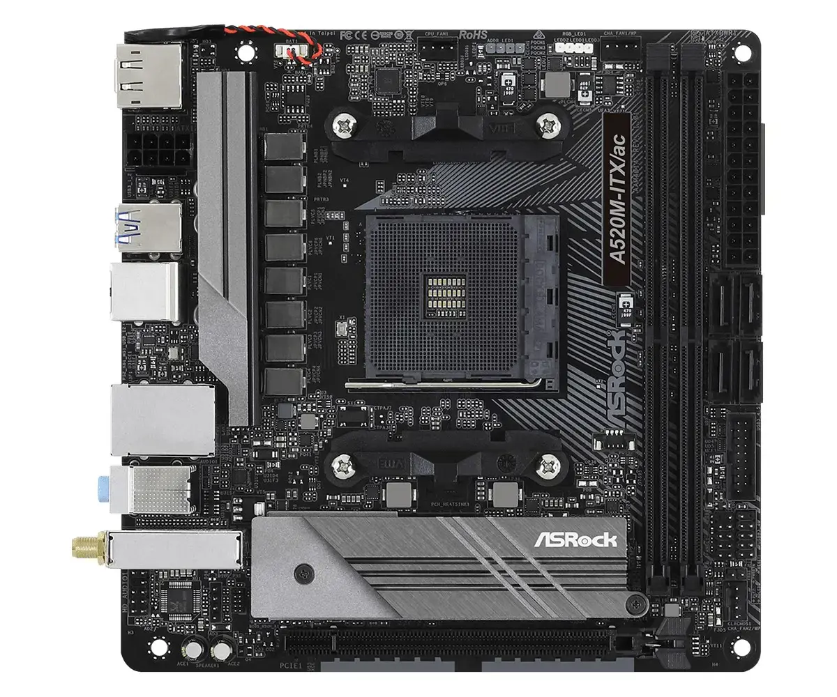 ASROCK A520M-ITX/AC AM4 2xDDR4 mini ITX MB