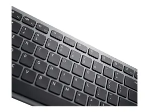 DELL KB700, pilno dydžio (100%), "Bluetooth", QWERTY, pilka