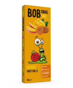 Mango skonio suktinukai BOB SNAIL, 30 g