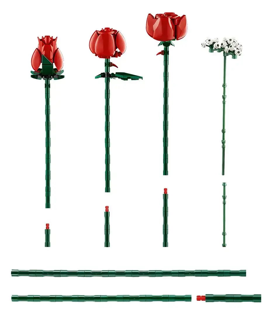 LEGO IKONOS 10328 ROŽIŲ PUOKŠTĖ SU GĖLĖMIS