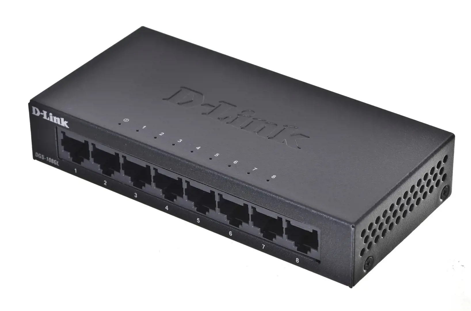 D-Link DGS-108GL, nevaldomas, Gigabit Ethernet (10/100/1000)