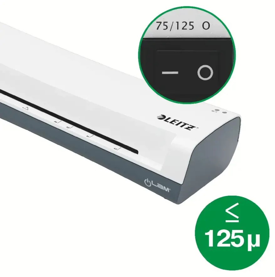 Leitz iLAM Home, 24 cm, Hot laminator, 3 min, 300 mm/min, 0.4 mm, A4