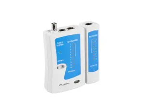 LANBERG NT-0401 Lanberg kabelių testeris RJ-45, RJ-11, RJ-12, koaksialiniams kabeliams NT-0401