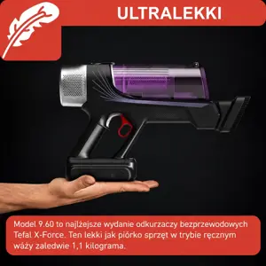 TEFAL Vacuum Cleaner | TY2039WO X-force Flex | Cordless operating | 250 W | Black/Purple