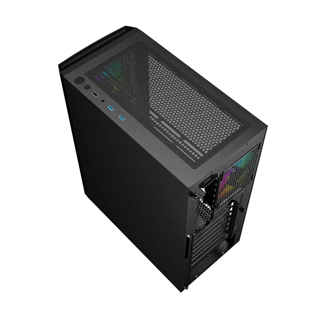 GEMBIRD Gaming ARGB kompiuterio korpusas Fornax 400X juodas