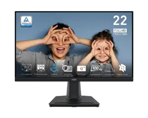 LCD Monitor MSI PRO MP225 21.5" Business Matte Panel IPS 1920x1080 16:9 100Hz 4 ms Colour Black PRO…
