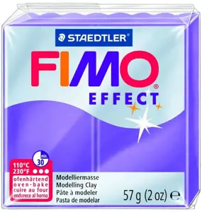 Modelinas FIMO EFFECT, 57 g, permatoma violetinė sp.