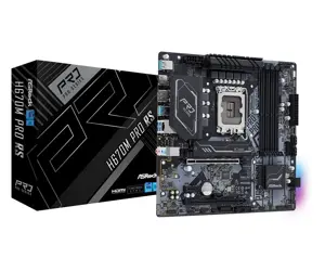 ASROCK H670M Pro RS LGA1700 4x DDR4 DIMM HDMI DP 1xPCIe 5.0 x16 1xPCIe 4.0 x16 3xPCIe 3.0 x1