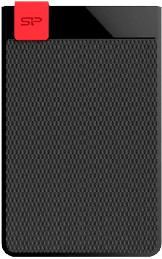 SILICONPOW SP020TBPHDD3SS3K Išorinis kietasis diskas Silicon Power Diamond D30 2TB USB 3.0, itin plonas, 7 mm, IPX4, juodas