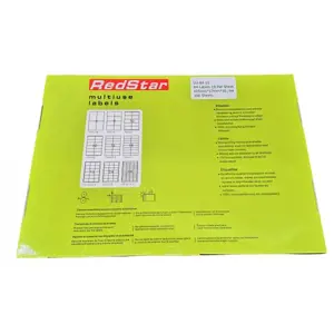 Lipnios etiketės po 10 lape, 105x57x10/ A4x100 lapų