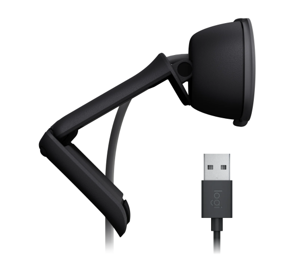 Logitech Brio 105, 2 MP, Full HD, Brio 105 webcam with attached USB-A cable User documentation