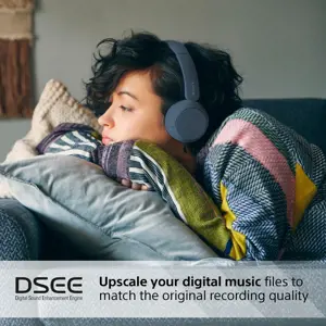 "Sony" WH-CH520, belaidis, skambučiai / muzika, 147 g, ausinės, mėlynos spalvos