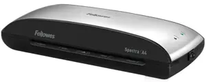 Fellowes Spectra A4, 23 cm, Hot laminator, 4 min, 0.125 mm, A4, Black, Grey