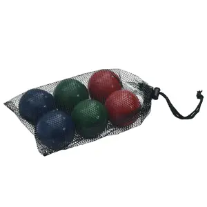 Žaidimo Bocce rinkinys su krepšiu, 8 dalių, pušies masyvas
