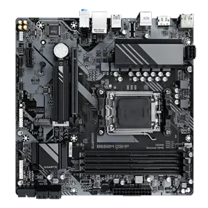 "Gigabyte B650M D3HP" (1.0 red.), AMD, "Socket AM5", "AMD Ryzen™ 5", "AMD Ryzen 7 7th Gen", "AMD Ryzen 9 7th Gen", "Socket AM5", DDR5-SDRAM, 192 GB