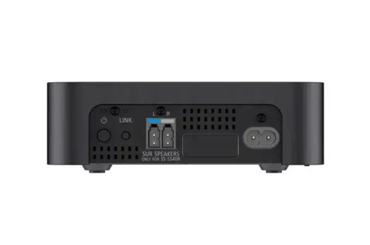"Sony HT-S40R", 5.1 kanalų, 600 W, "Dolby Digital", "Dolby Dual Mono", 90 W, 90 W, 75 W