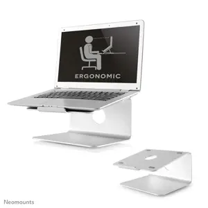 Neomounts by Newstar laptop stand, Notebook stand, Silver, 25.4 cm (10"), 43.2 cm (17"), 5 kg, 360°