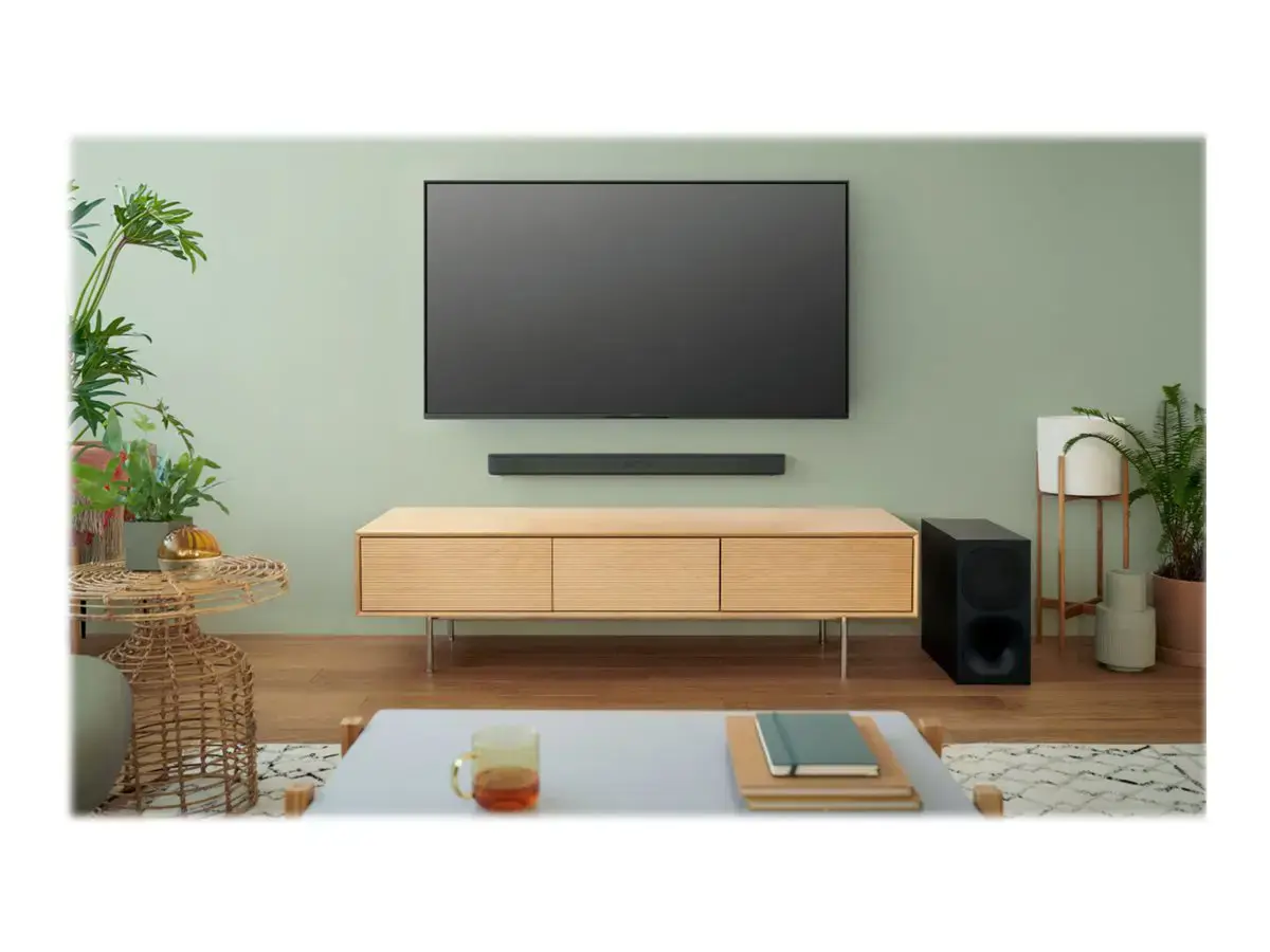 "Sony HT-S400", 2.1 kanalo, 330 W, "Dolby Digital", "Dolby Dual Mono", aktyvusis žemųjų dažnių garsiakalbis, belaidis, juodas