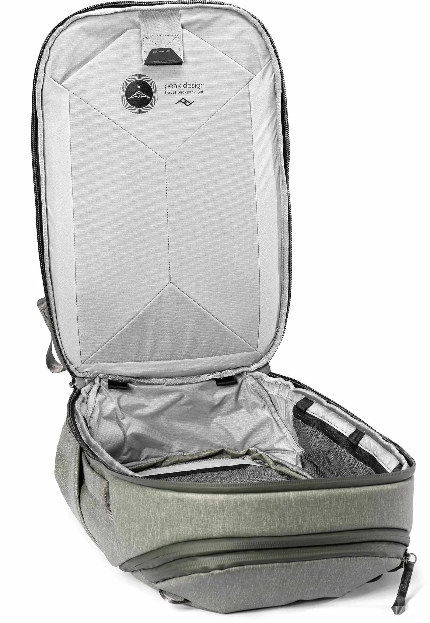 "Peak Design" kelioninė kuprinė 30L, šalavijas