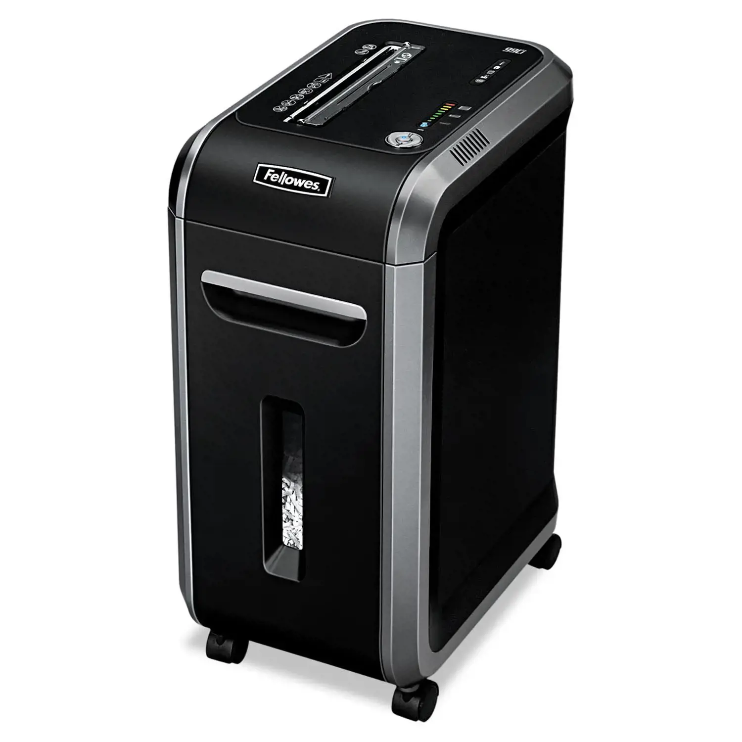 "Fellowes 99Ci", kryžminis smulkinimas, 23 cm, 3-38 mm, 34 l, 4 ratukai, 3600 mm/min.