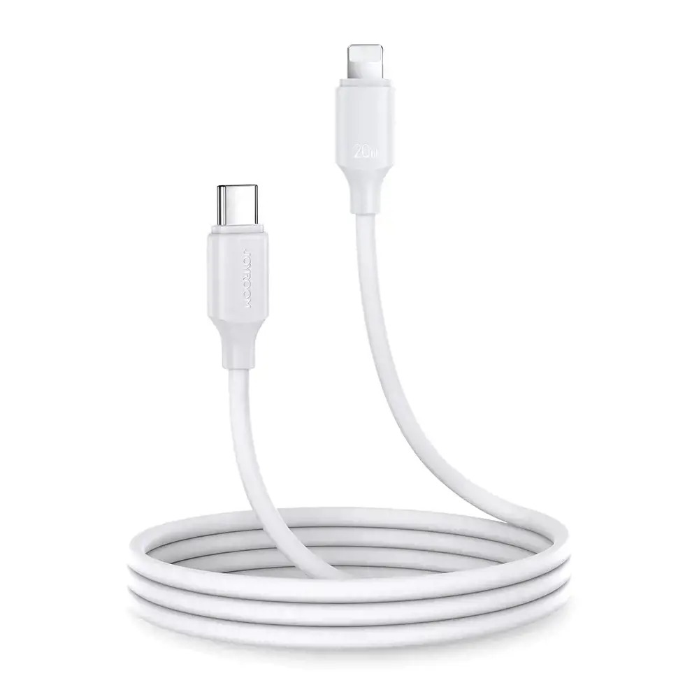 Joyroom USB-C cable - Lightning 480Mb | s 20W 1m white (S-CL020A9)