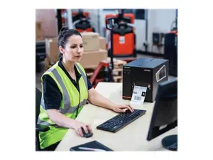 Brother TJ4005DN, Direct thermal, 203 x 203 DPI, 152 mm/sec, Wired, Black