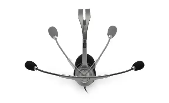 "Logitech H111", Laidinis, Biuro / skambučių centras, 20 - 20000 Hz, 74 g, Ausinės, pilkos spalvos