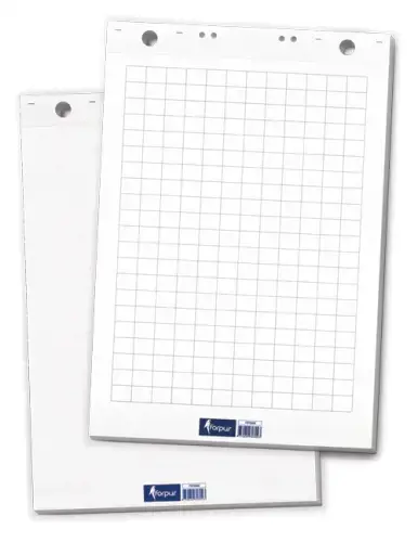 Konferencinis bloknotas Forpus, 65x100 cm, 80 g, baltas (50)