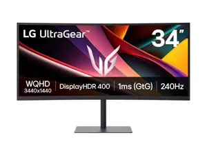 LCD Monitor LG 34 " 3440 x 1440 pixels Native aspect ratio 21:9 Curved 34G630A-B