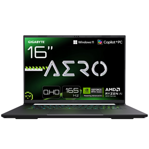 Nešiojamas kompiuteris GIGABYTE AERO X16 1TH-93EEC94AH, 350, 1000 GB, 16 Coliai, Windows 11 Home