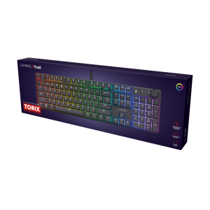 Trust GXT 866 TORIX, Wired, USB, Mechanical, QWERTY, RGB LED, Black