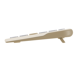 Asus Marshmallow KW100 | Keyboard | Wireless | US International | Oat Milk | Bluetooth