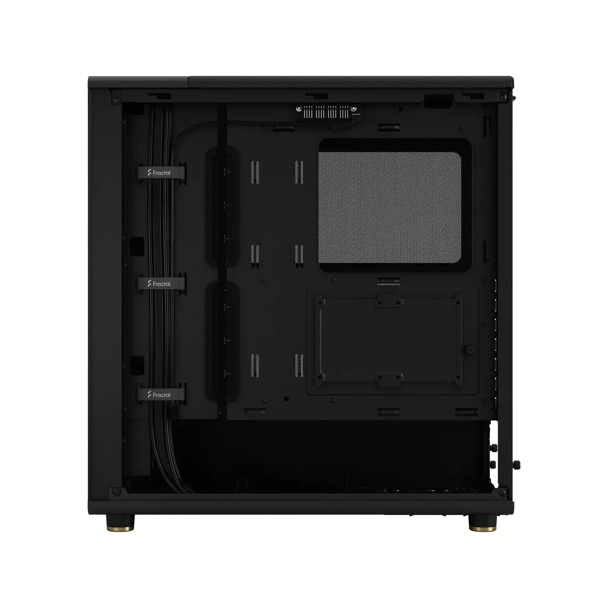 FRACTAL DESIGN Šiaurės anglies juodos spalvos dėklas