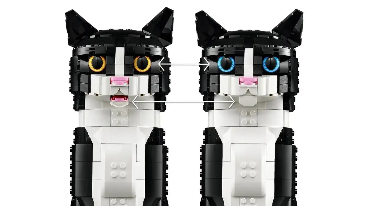 LEGO IDEAS 21349 Tuxedo Cat