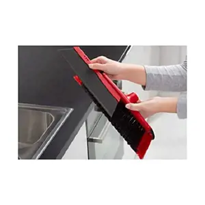 Šluotos pildymo reikmenys "Vileda DuActiva" 151221 Minkšti ir kieti šeriai (PET), guminiai, juodi, pilki, raudoni