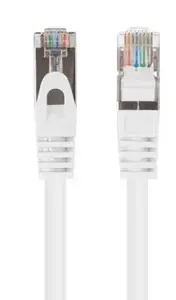PATCHCORD KAT.6 UTP 1M BIAŁY FLUKE PASSED LANBERG 10-PACK