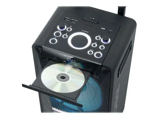 "Muse" garsiakalbis M-1920DJ 300 W, nešiojamas, juodas, "Bluetooth