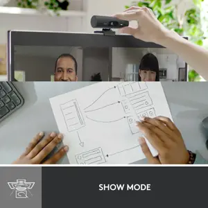 "Logitech Brio 500", 4 MP, 1920 x 1080 taškų, "Full HD", 60 kadrų per sekundę, 1280x720@60fps, 1920x1080@30fps, 4x