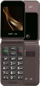 myPhone Harmony LTE Praline Collection | Brown | 2.8+1.44 " | IPS | 48 MB | 128 MB | Single SIM | MicroSD | 3G | Bluetooth | 5.1 | Main camera resolution 2 MP | 1300 mAh